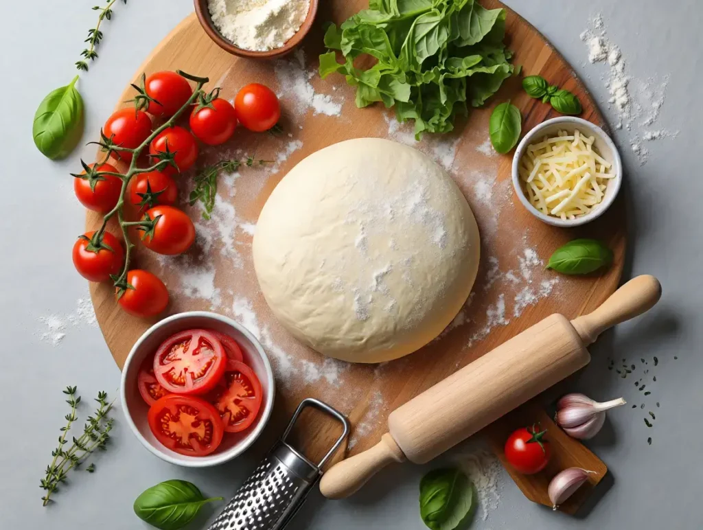 سر نجاح عجينة البيتزا: المكونات القياسية بالكوب