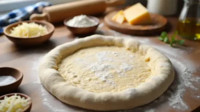 طريقة عمل عجينة البيتزا بالمقادير الأصلية بالمنزل خطوة بخطوة: مقادير سهلة ومضمونة