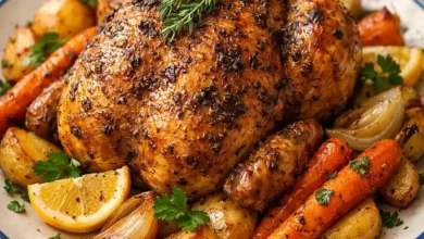 طريقة عمل الدجاج المشوي بالخضار: أسرار التتبيلة والطعم المثالي