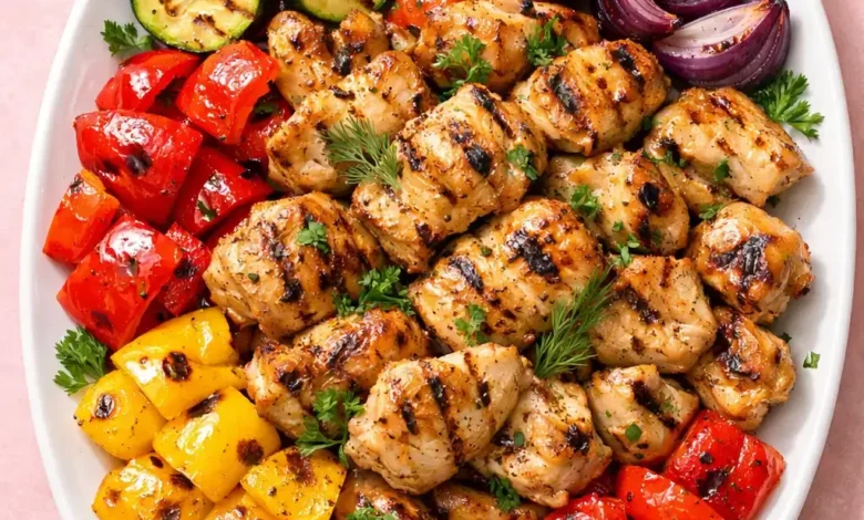 طريقة عمل الدجاج المشوي بالخضار للرجيم: وجبة صحية بخطوات بسيطة وتتبيلة شهية