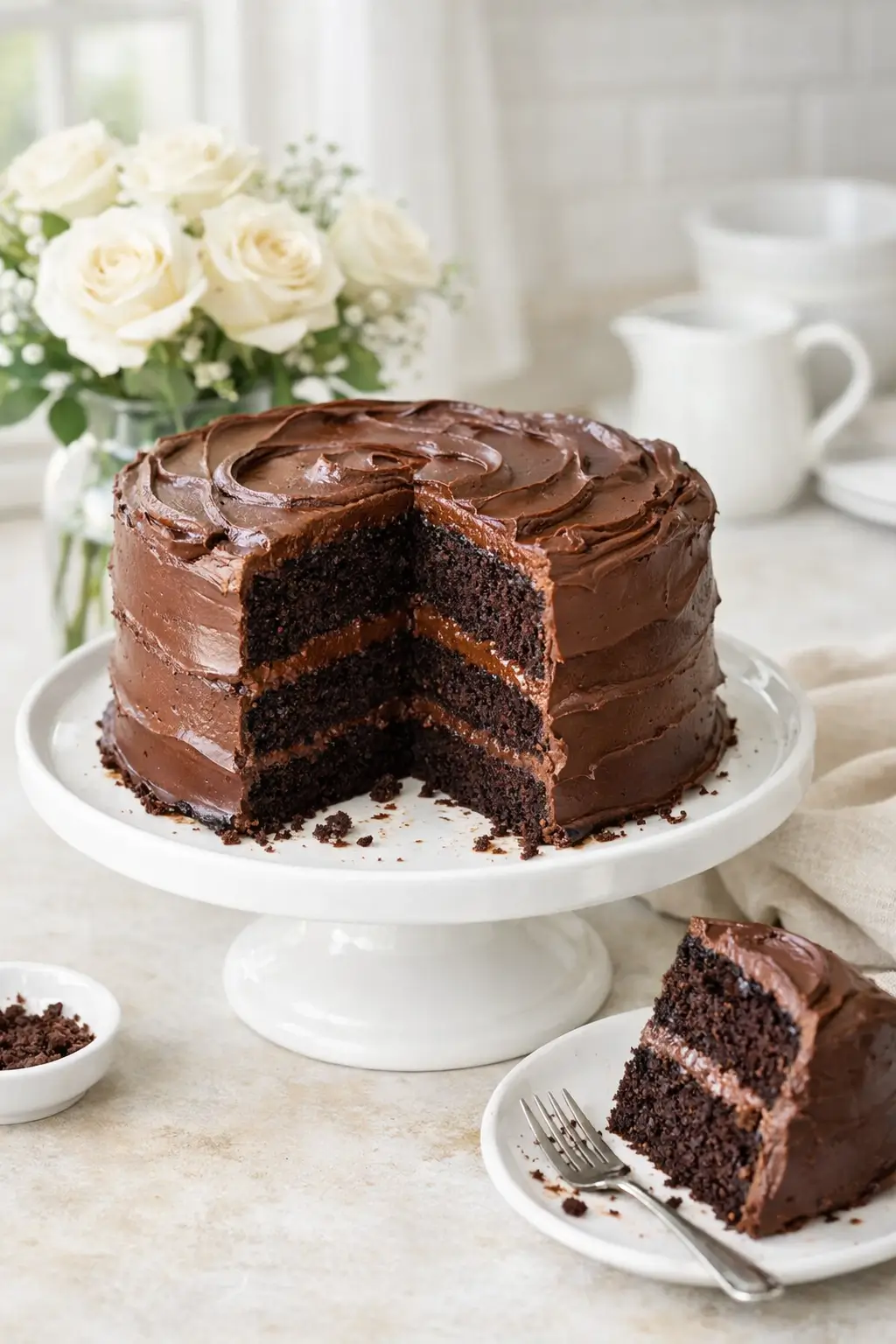 طريقة عمل كيكة الشوكولاتة البسيطة بمقادير اقتصادية وخطوات سهلة