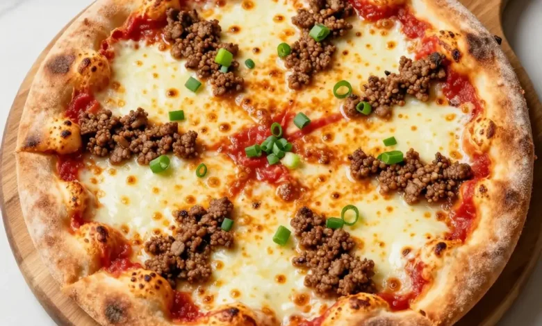 طريقة عمل بيتزا باللحم المفروم: أسرار العجينة الهشة والحشوة المميزة