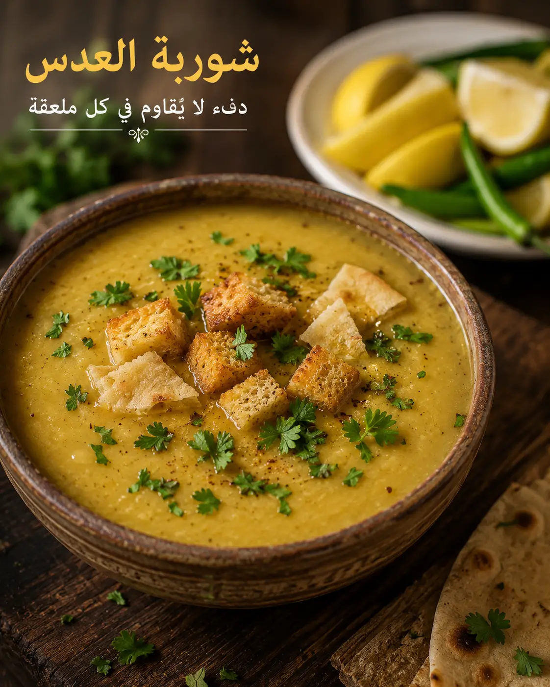 طريقة عمل شوربة العدس بالبطاطس: وصفة شتوية دافئة ولذيذة