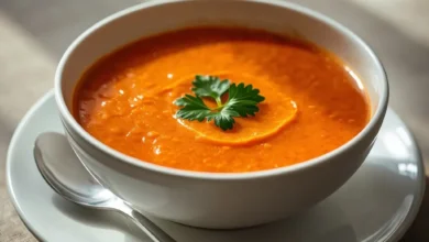 طريقة عمل شوربة العدس بالطماطم: وصفة دافئة ومشبعة بخطوات سهلة