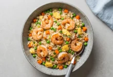 طريقة عمل الأرز بالجمبري بأسهل خطوات وطعم رائع