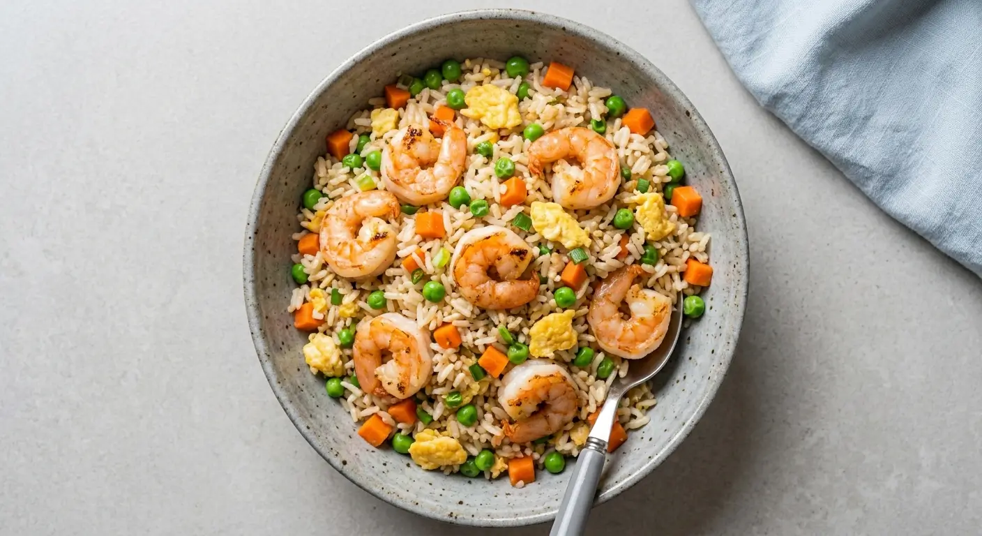 طريقة عمل الأرز بالجمبري بأسهل خطوات وطعم رائع